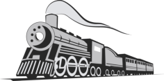 Classic Locomotive Train Vinyl Svg File, Free Vectors File